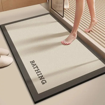 Tapis de bain diatomite Bathing - Super absorbant & anti-taches