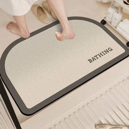 Tapis de bain diatomite Bathing - Super absorbant & anti-taches