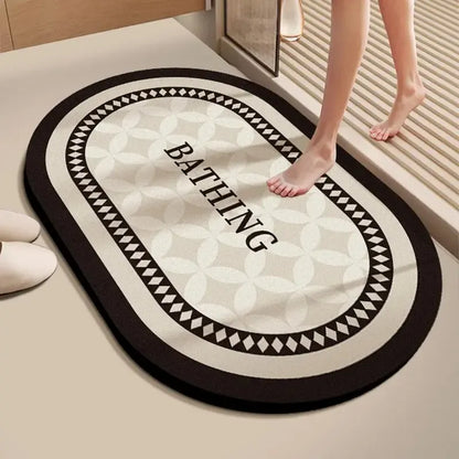 Tapis de bain diatomite Bathing - Super absorbant & anti-taches