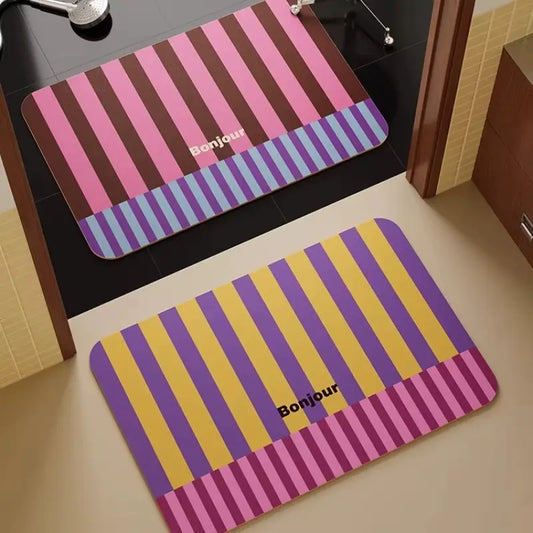 Tapis de bain diatomite Bonjour – Absorbant premium