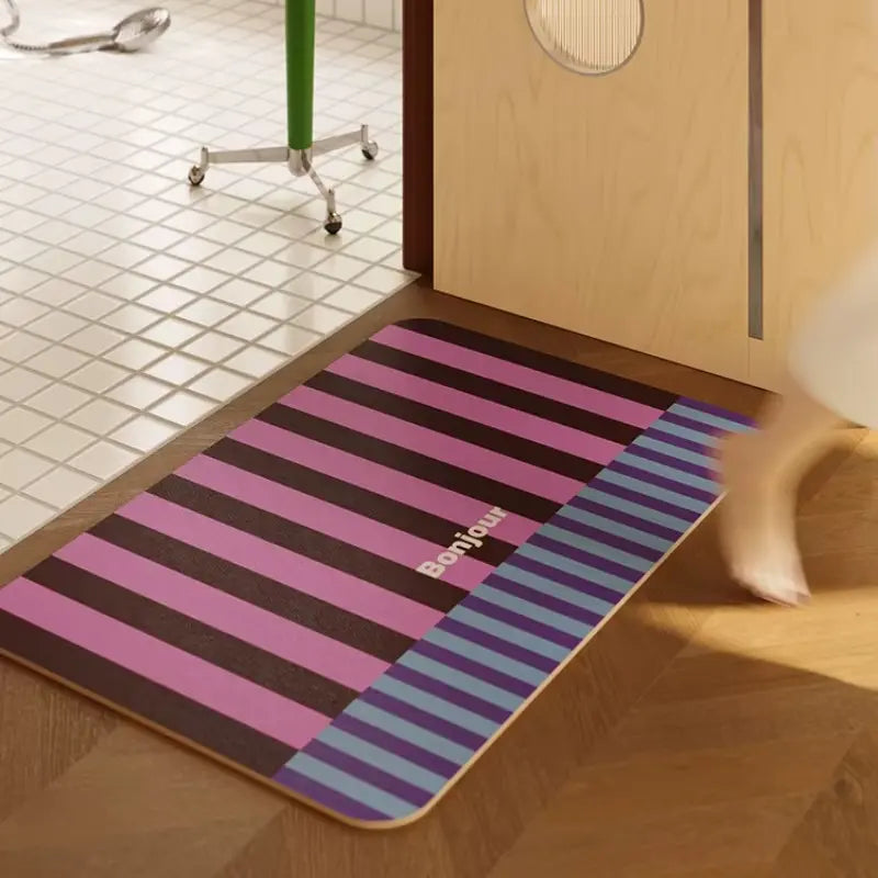 Tapis de bain diatomite Bonjour – Absorbant premium