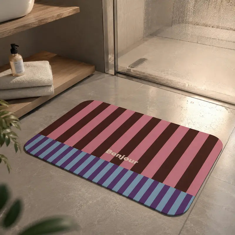 Tapis de bain diatomite Bonjour – Absorbant premium