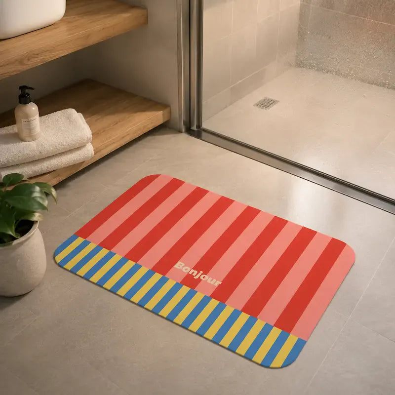 Tapis de bain diatomite Bonjour – Absorbant premium
