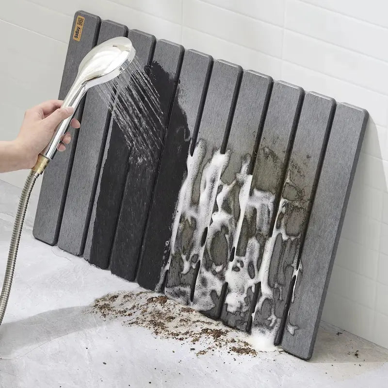 Tapis de bain diatomite en pierre – Absorption naturelle