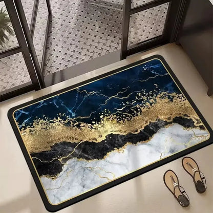 Tapis de bain diatomite lumière luxe – Antidérapant résistant à la saleté