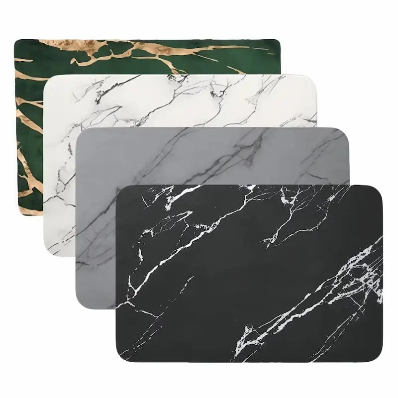 Tapis de bain diatomite PU – Séchage rapide antidérapant