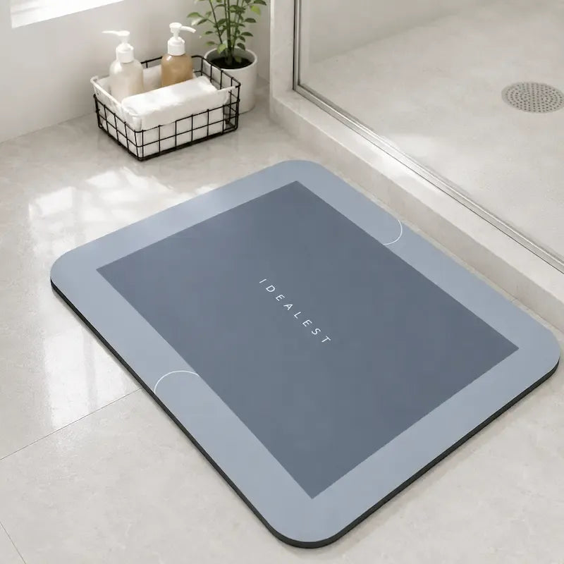 Tapis de bain diatomite super absorbant