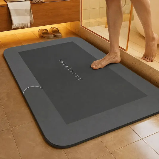 Tapis de bain diatomite super absorbant