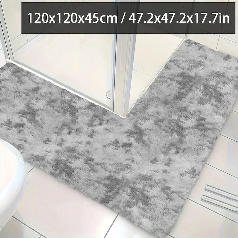 Tapis de bain en L – Couverture d’angle antidérapante