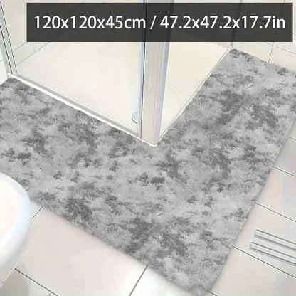 Tapis de bain en L – Couverture d’angle antidérapante