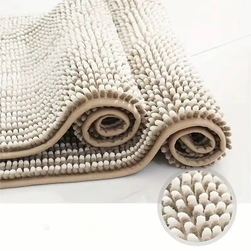 Tapis de bain épais et moelleux – Absorbant antidérapant