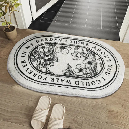 Tapis de bain flanelle épais – Douceur absorbante