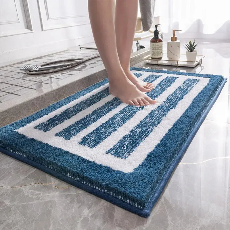 Tapis de bain microfibre floqué – Douceur absorbante