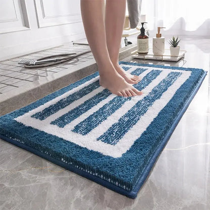 Tapis de bain microfibre floqué – Douceur absorbante
