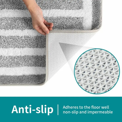 Tapis de bain microfibre floqué – Douceur absorbante
