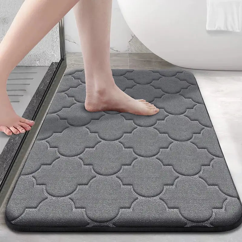 Tapis de bain mousse à mémoire de forme – Confort moelleux