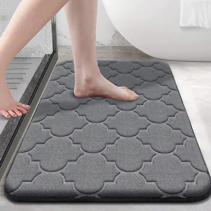 Tapis de bain mousse à mémoire de forme – Confort moelleux