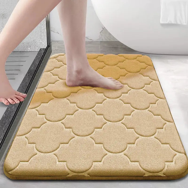 Tapis de bain mousse à mémoire de forme – Confort moelleux