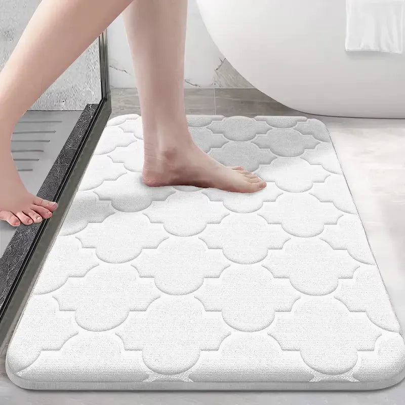 Tapis de bain mousse à mémoire de forme – Confort moelleux