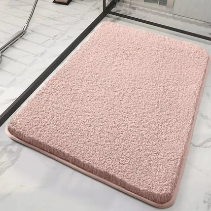 Tapis de bain peluche épais – Absorption confortable
