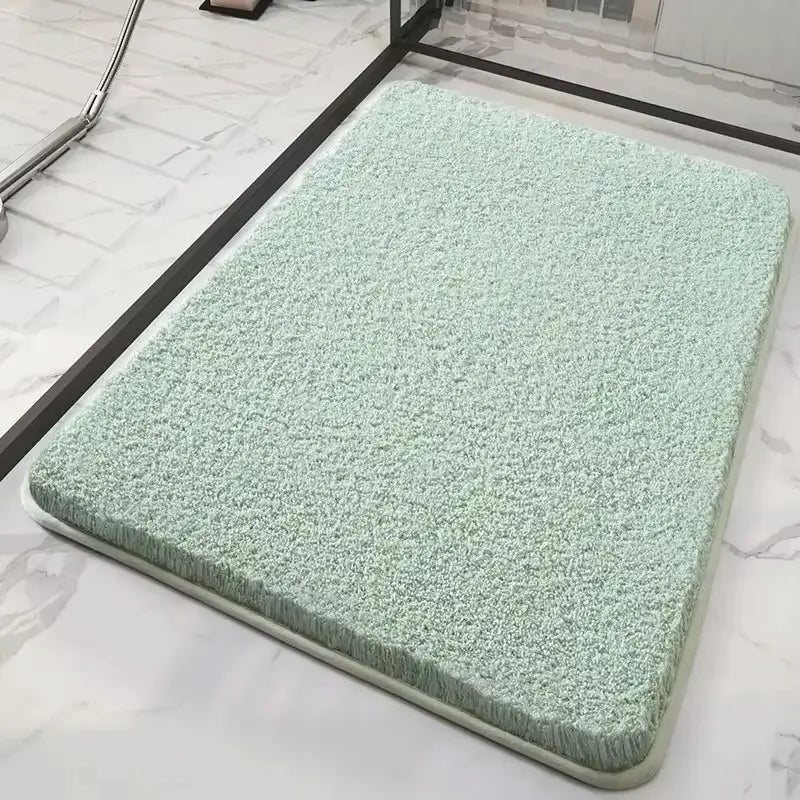 Tapis de bain peluche épais – Absorption confortable