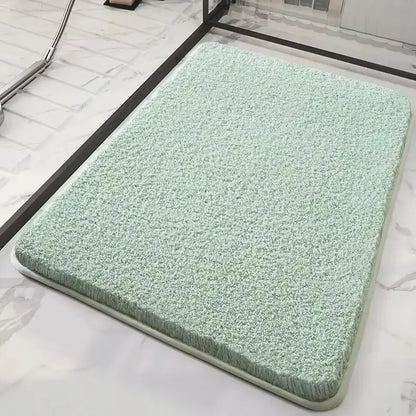 Tapis de bain peluche épais – Absorption confortable