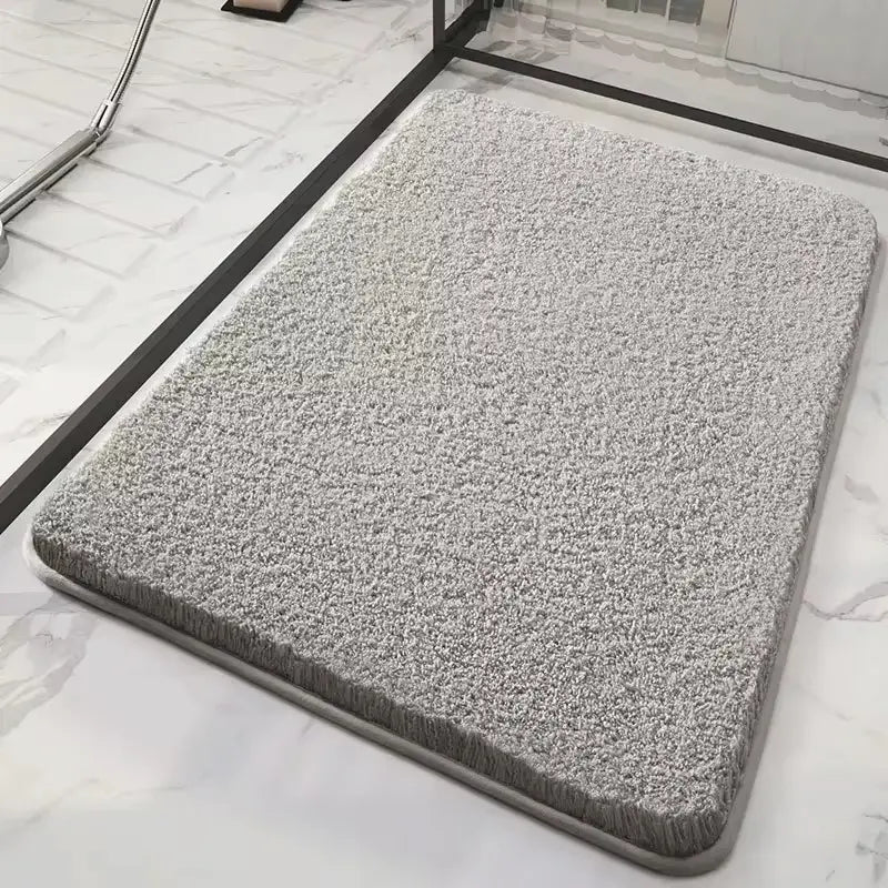 Tapis de bain peluche épais – Absorption confortable