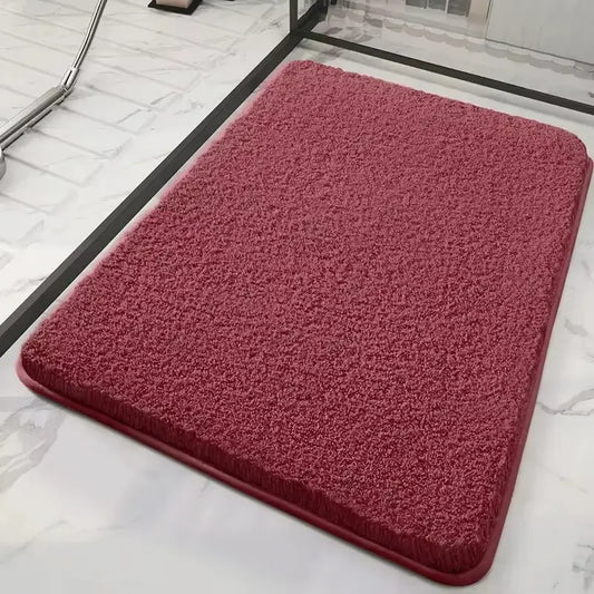 Tapis de bain peluche épais – Absorption confortable
