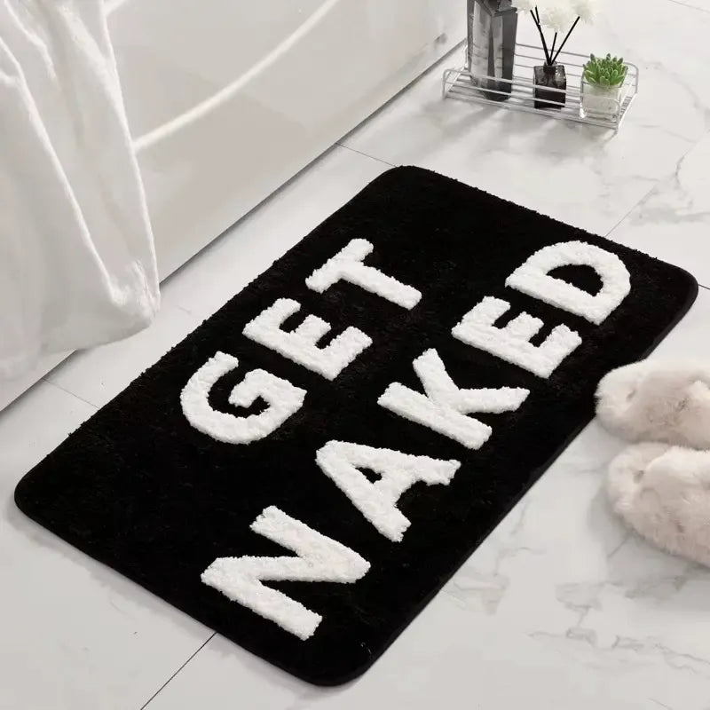 Tapis de bain polymère touffu coloré – Déco fun & confort