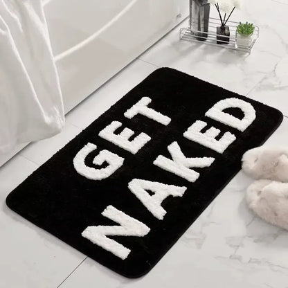 Tapis de bain polymère touffu coloré – Déco fun & confort