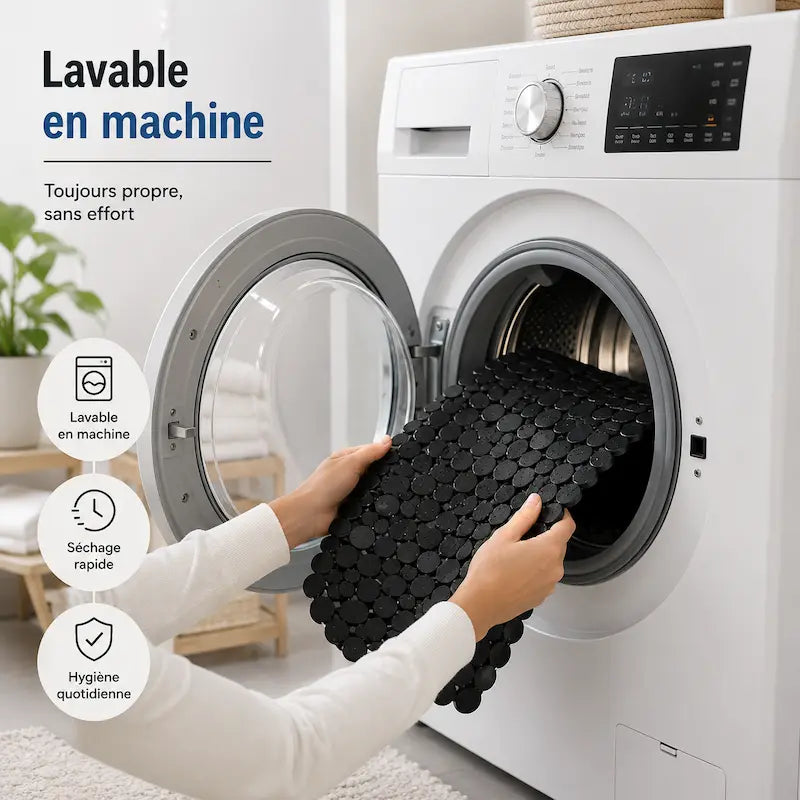 Tapis de douche antidérapant sécurisé