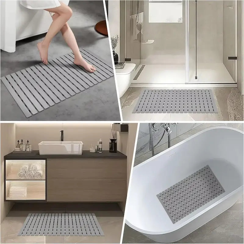 Tapis de douche antidérapant – Sécurité ventouses