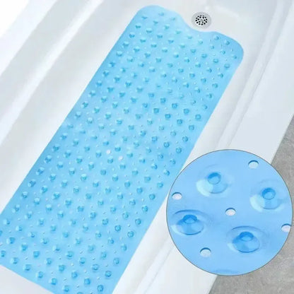Tapis de douche long en PVC – Massage antidérapant