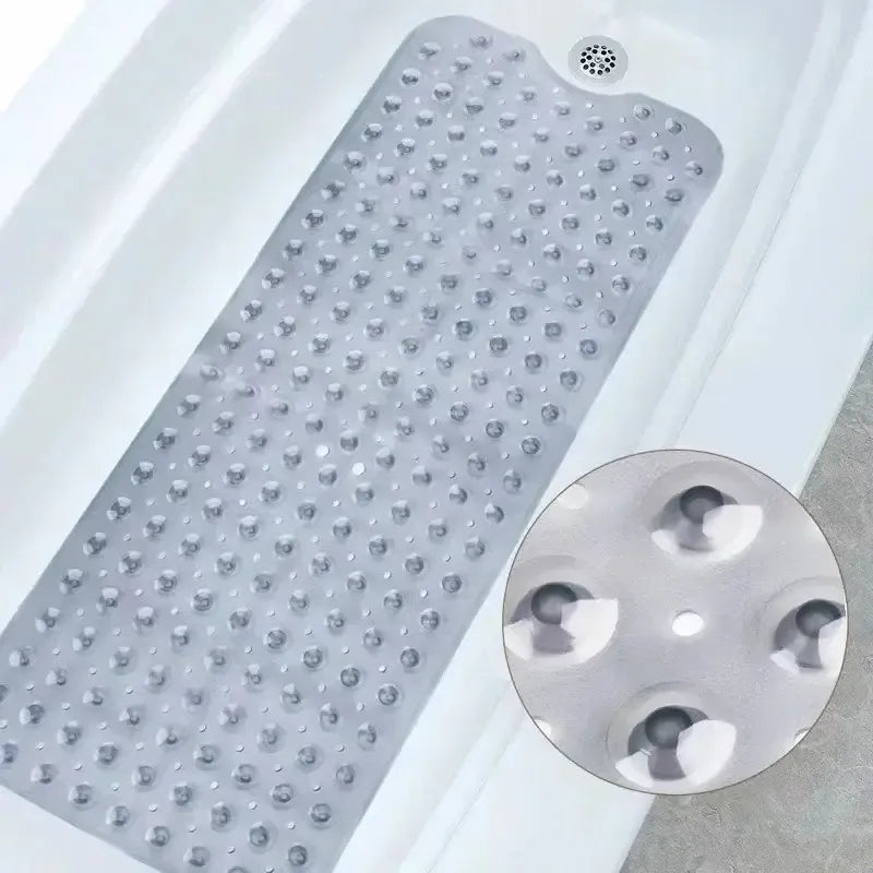 Tapis de douche long en PVC – Massage antidérapant