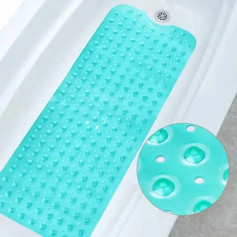 Tapis de douche long en PVC – Massage antidérapant