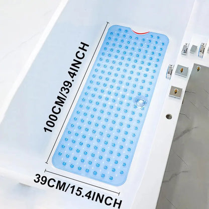 Tapis de douche long en PVC – Massage antidérapant