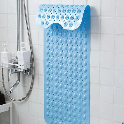 Tapis de douche long en PVC – Massage antidérapant