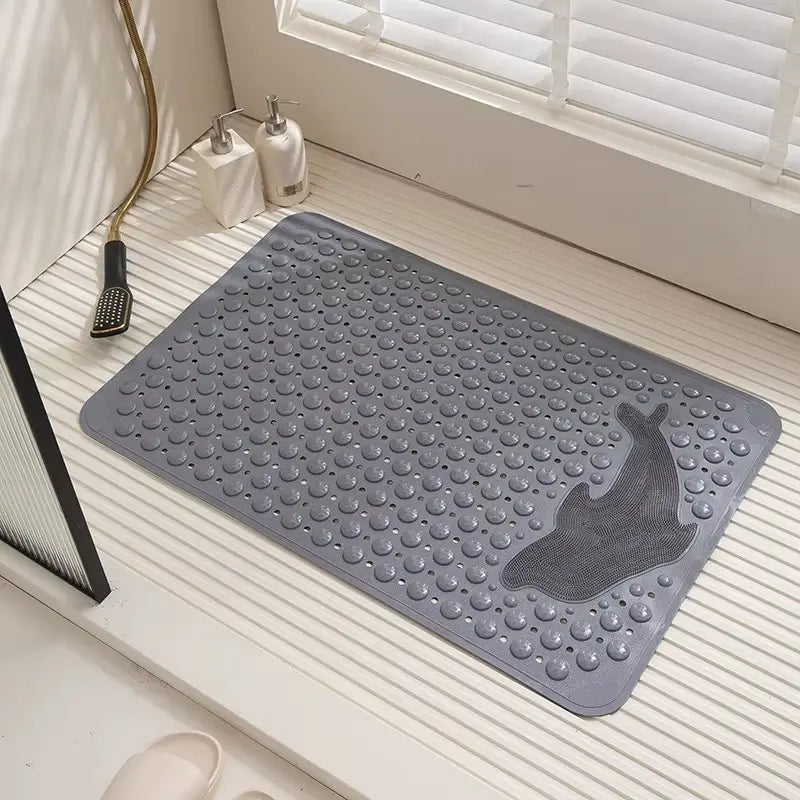 Tapis de douche massage lavable – PVC antidérapant