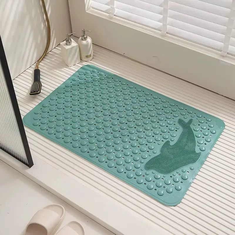 Tapis de douche massage lavable – PVC antidérapant