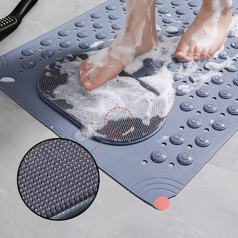 Tapis de douche PVC antidérapant – Sécurité renforcée