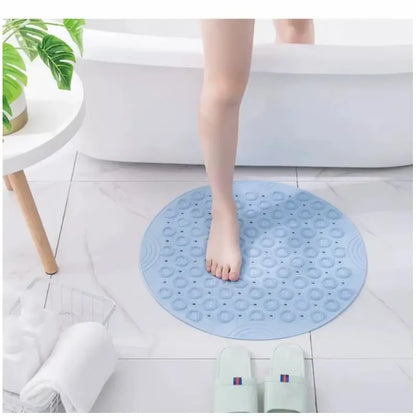 Tapis de douche rond antidérapant – Massage drainant