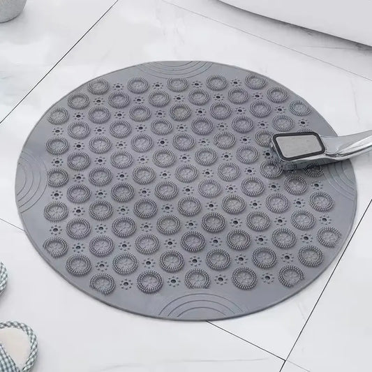 Tapis de douche rond antidérapant – Massage drainant